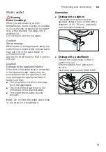 Предварительный просмотр 19 страницы Siemens WN44A2X0GC Instruction Manual And Installation Instructions