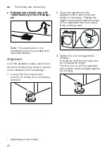 Предварительный просмотр 20 страницы Siemens WN44A2X0GC Instruction Manual And Installation Instructions