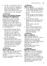 Preview for 9 page of Siemens WN44G200ES Instruction Manual And Installation Instructions