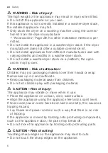 Preview for 6 page of Siemens WQ33G2CIDN User Manual And Installation Instructions