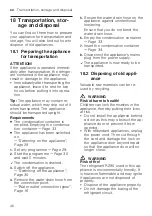 Preview for 46 page of Siemens WQ33G2CIDN User Manual And Installation Instructions