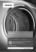 Siemens WQ33G2D1NL User Manual preview
