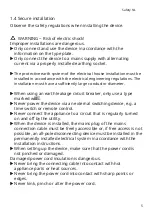 Preview for 5 page of Siemens WQ41G2M0FG User Manual And Installation Instructions