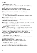 Preview for 6 page of Siemens WQ41G2M0FG User Manual And Installation Instructions