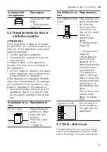 Preview for 13 page of Siemens WQ45G2D9GB User Manual And Installation Instructions