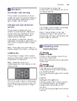 Preview for 21 page of Siemens WS**G Series Instruction Manual And Installation Instructions