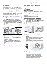 Предварительный просмотр 21 страницы Siemens WS K Series Instruction Manual And Installation Instructions