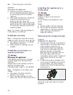 Preview for 32 page of Siemens WS10K260HK Instructions Manual