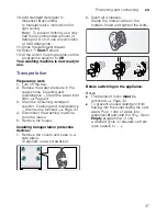 Preview for 37 page of Siemens WS10K260HK Instructions Manual