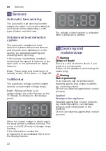 Preview for 22 page of Siemens WS12K261BY Instruction Manual And Installation Instructions