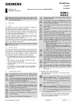 Preview for 11 page of Siemens WSB5 Series Operating And Installation Instructions