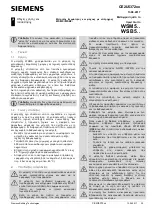 Preview for 41 page of Siemens WSB5 Series Operating And Installation Instructions