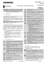 Preview for 3 page of Siemens WSx6 Series Operating And Installation Instructions