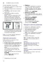 Preview for 14 page of Siemens WT43H07CDN Installation And Operating Instructions Manual