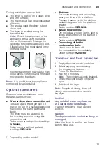 Preview for 15 page of Siemens WT43H07LDN Installation And Operating Instructions Manual