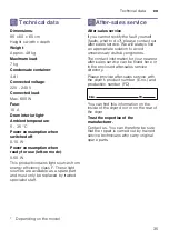 Preview for 35 page of Siemens WT43H07LDN Installation And Operating Instructions Manual