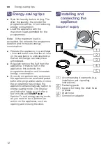 Preview for 12 page of Siemens WT43RTG1 Installation And Operating Instructions Manual