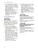 Preview for 10 page of Siemens WT43W468GR Installation And Operating Instructions Manual