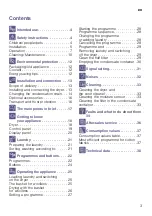 Preview for 3 page of Siemens WT43W530EE Installation And Operating Instructions Manual