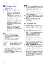 Preview for 12 page of Siemens WT44B202IN Installation And Operating Instructions Manual