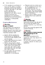 Preview for 10 page of Siemens WT45H207DN Installation And Operating Instructions Manual