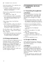 Preview for 12 page of Siemens WT45H2I5DN User Manual And Installation Instructions