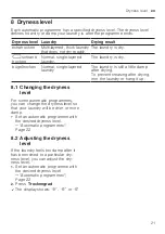 Предварительный просмотр 21 страницы Siemens WT45HVG3 User Manual And Installation Instructions