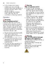 Preview for 8 page of Siemens WT45M260ES Installation And Operating Instructions Manual