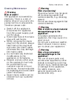 Preview for 11 page of Siemens WT45M260ES Installation And Operating Instructions Manual