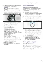 Preview for 29 page of Siemens WT45M260ES Installation And Operating Instructions Manual