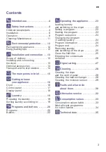 Preview for 3 page of Siemens WT45N200ES Installation And Operating Instructions Manual