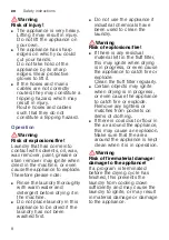 Preview for 8 page of Siemens WT45N200ES Installation And Operating Instructions Manual