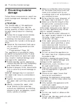 Preview for 10 page of Siemens WT45N202GB User Manual And Installation Instructions