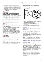 Preview for 15 page of Siemens WT45RV27IL Installation And Operation Instructions Manual