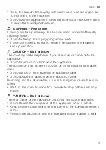 Preview for 9 page of Siemens WT45UMD00W User Manual And Installation Instructions