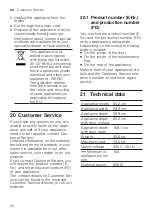 Preview for 54 page of Siemens WT45UMD00W User Manual And Installation Instructions