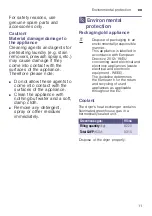 Preview for 11 page of Siemens WT45W460AU Installation And Operating Instructions Manual