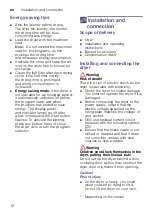 Preview for 12 page of Siemens WT45W460AU Installation And Operating Instructions Manual