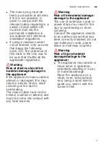 Preview for 7 page of Siemens WT45W510EE Installation And Operating Instructions Manual