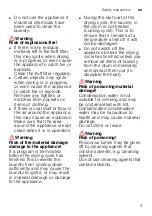 Preview for 9 page of Siemens WT45W510EE Installation And Operating Instructions Manual