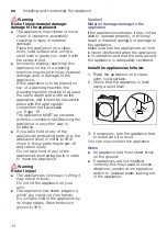 Preview for 14 page of Siemens WT45W510EE Installation And Operating Instructions Manual