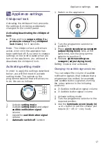 Preview for 17 page of Siemens WT45W510EE Installation And Operating Instructions Manual