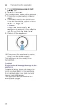 Preview for 48 page of Siemens WT45W510EE Installation And Operating Instructions Manual