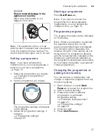 Preview for 27 page of Siemens WT45W561BY Installation And Operating Instructions Manual