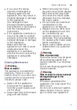 Preview for 11 page of Siemens WT45W561OE Installation And Operating Instructions Manual