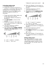 Preview for 31 page of Siemens WT46G210ES Installation And Operating Instructions Manual