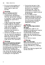 Preview for 8 page of Siemens WT46G4000W Installation And Operating Instructions Manual