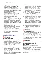 Preview for 10 page of Siemens WT46G400AU Installation And Operating Instructions Manual