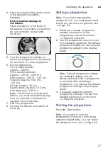 Preview for 27 page of Siemens WT46G401GC Installation And Operating Instructions Manual