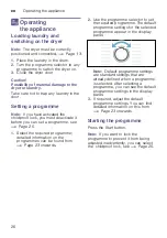 Предварительный просмотр 26 страницы Siemens WT46G401HK Assembly, Installation And Operation Instructions